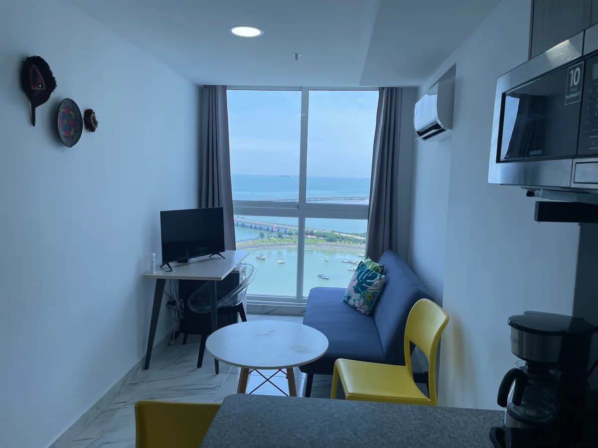 Vollständig möbliertes 1-Zimmer-Apartment in The Sands - Photo 3