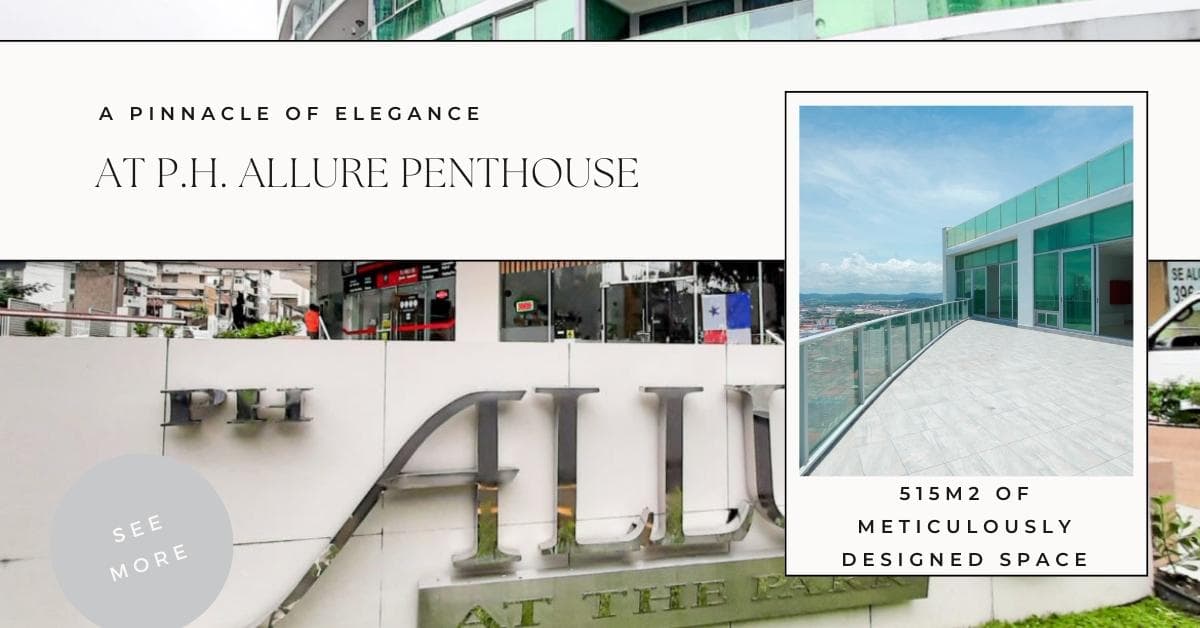 P.H. Allure Penthouse: 3BR Luxury Condo with Panoramic Panama City Views
