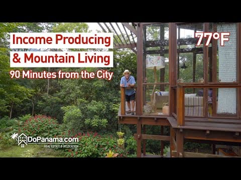 Income Producing &amp; Mountain Living 90 Minutes from the City, located in Altos del Maria, Panama