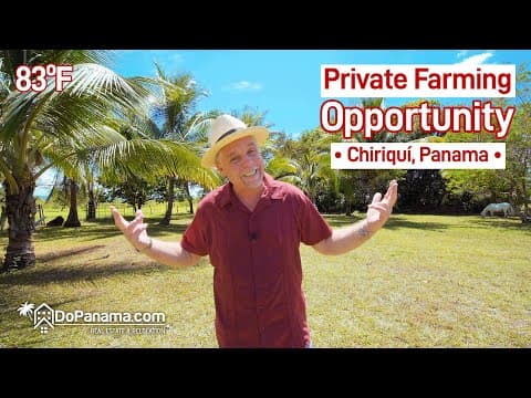 🌱 Private Farming Opportunity - Chiriquí, Panama! 🏡🌳