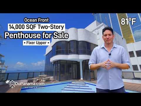 🌆 Ocean Front 14,000 SQF Two-Story Penthouse for Sale | • Fixer Upper • 🏠