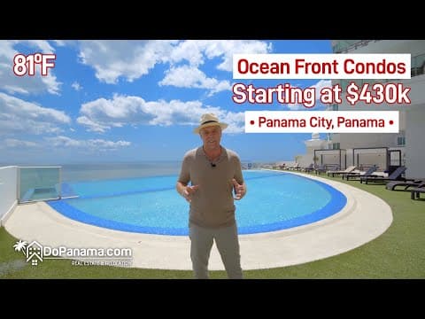 🌊 Oceanfront Condos Starting at $430K in Panama City, Panama!🏢✨