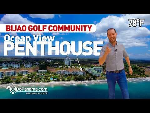 ⛰ Bijao Golf Community | Ocean View PENTHOUSE 🏝