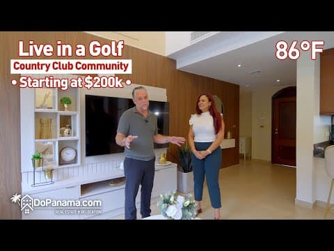 ⛳Live in a Golf Country Club Community Starting at $200k 🏡🌴🇵🇦