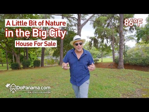 A Little Bit of Nature in the Big City House For Sale in Panama City, Panama! 🌳🏡
