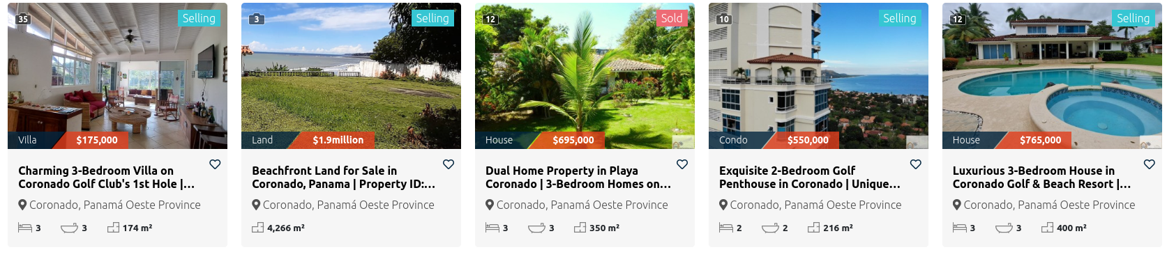 Do Panama Coronado Real Estate Listings